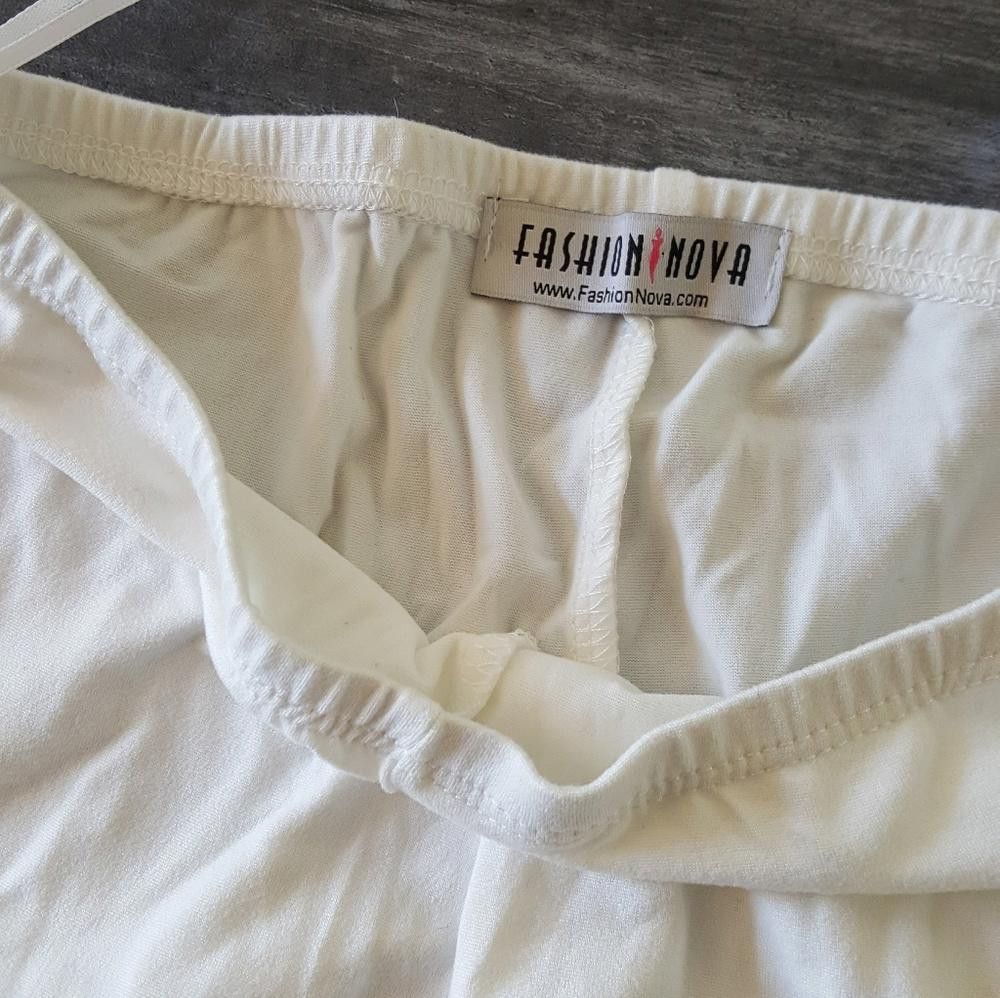 Fashion Nova White Classic Fashion Nova Legging Size 28" / US 6 / IT 42 - 3 Thumbnail