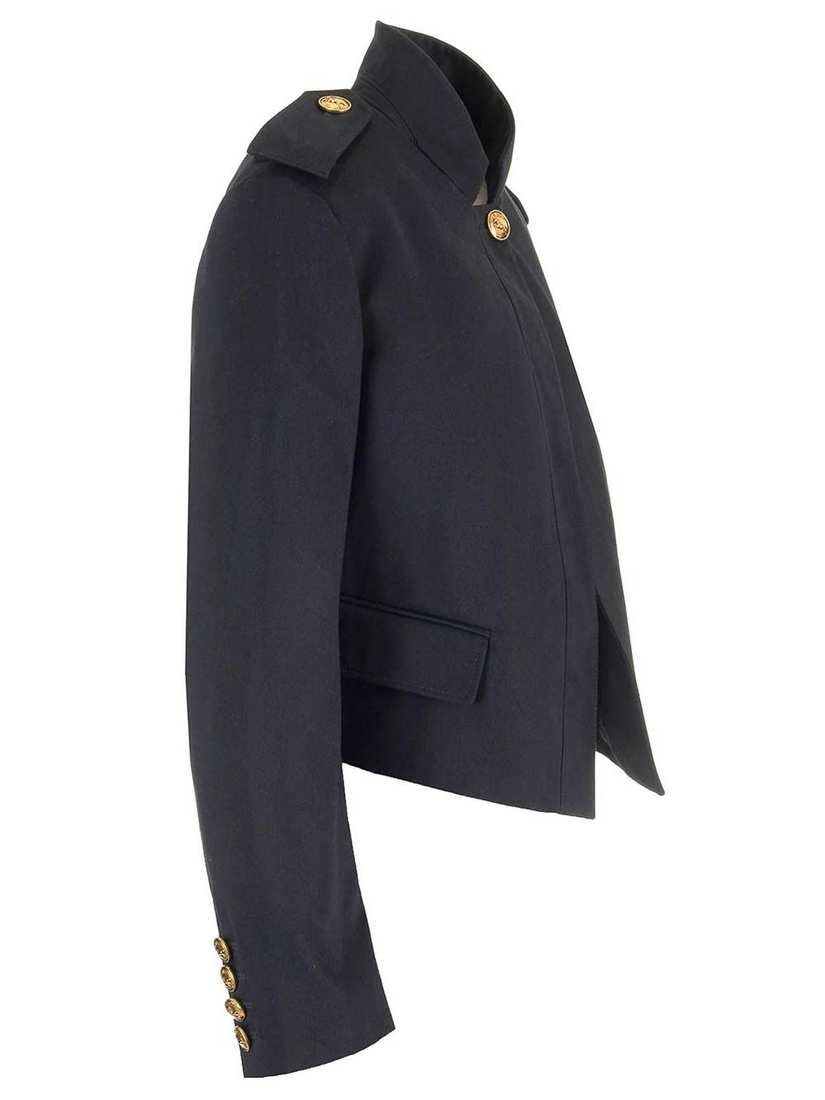 Chloe o1loc1c11125 Jacket in Navy Size S / US 4 / IT 40 - 3 Thumbnail