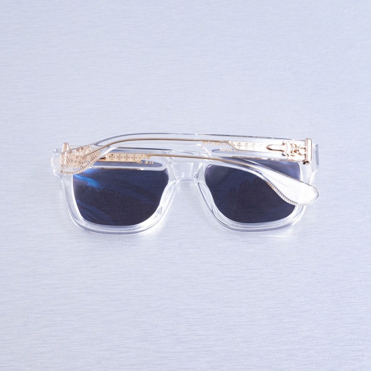 Chrome Hearts CHROME HEARTS BOX-OFFICER CRYSTAL SUNGLASSES Size ONE SIZE - 8 Thumbnail