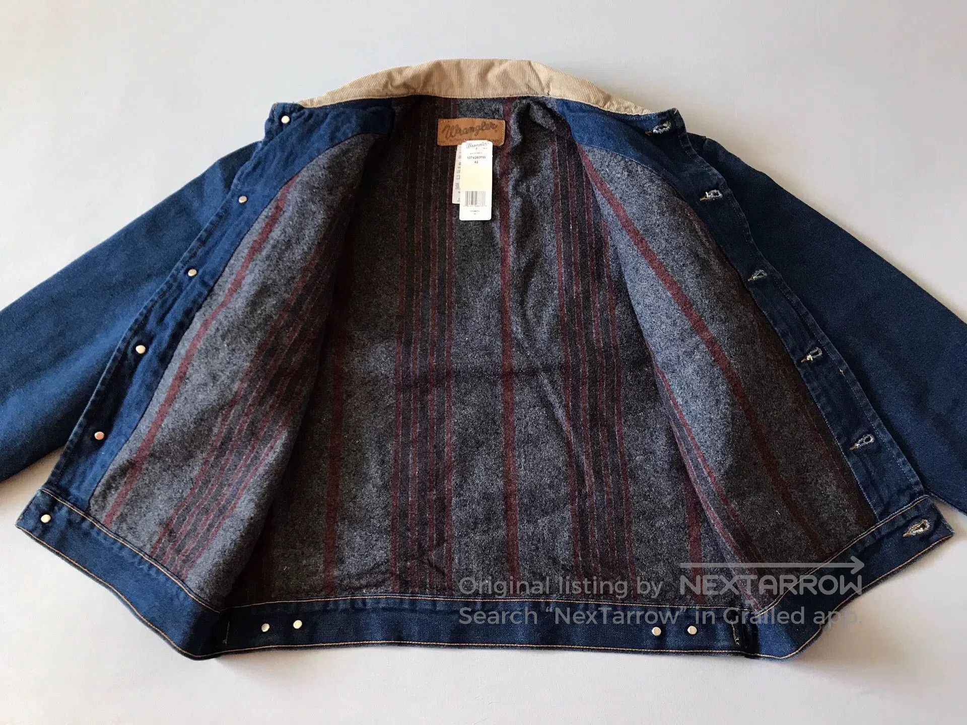 Wrangler Wrangler Western Denim Jacket Fleece Lined. Size US XS / EU 42 / 0 - 3 Thumbnail