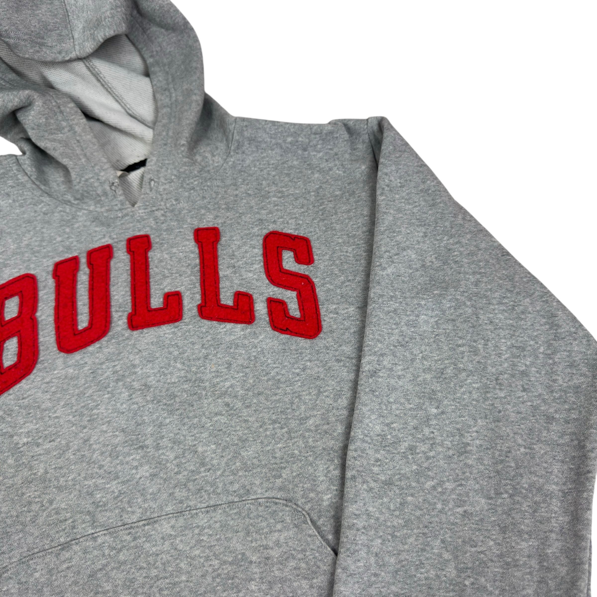 Adidas × NBA Adidas Men Heather Gray Pockets Chicago Bulls Hoodie Medium Size US M / EU 48-50 / 2 - 4 Thumbnail