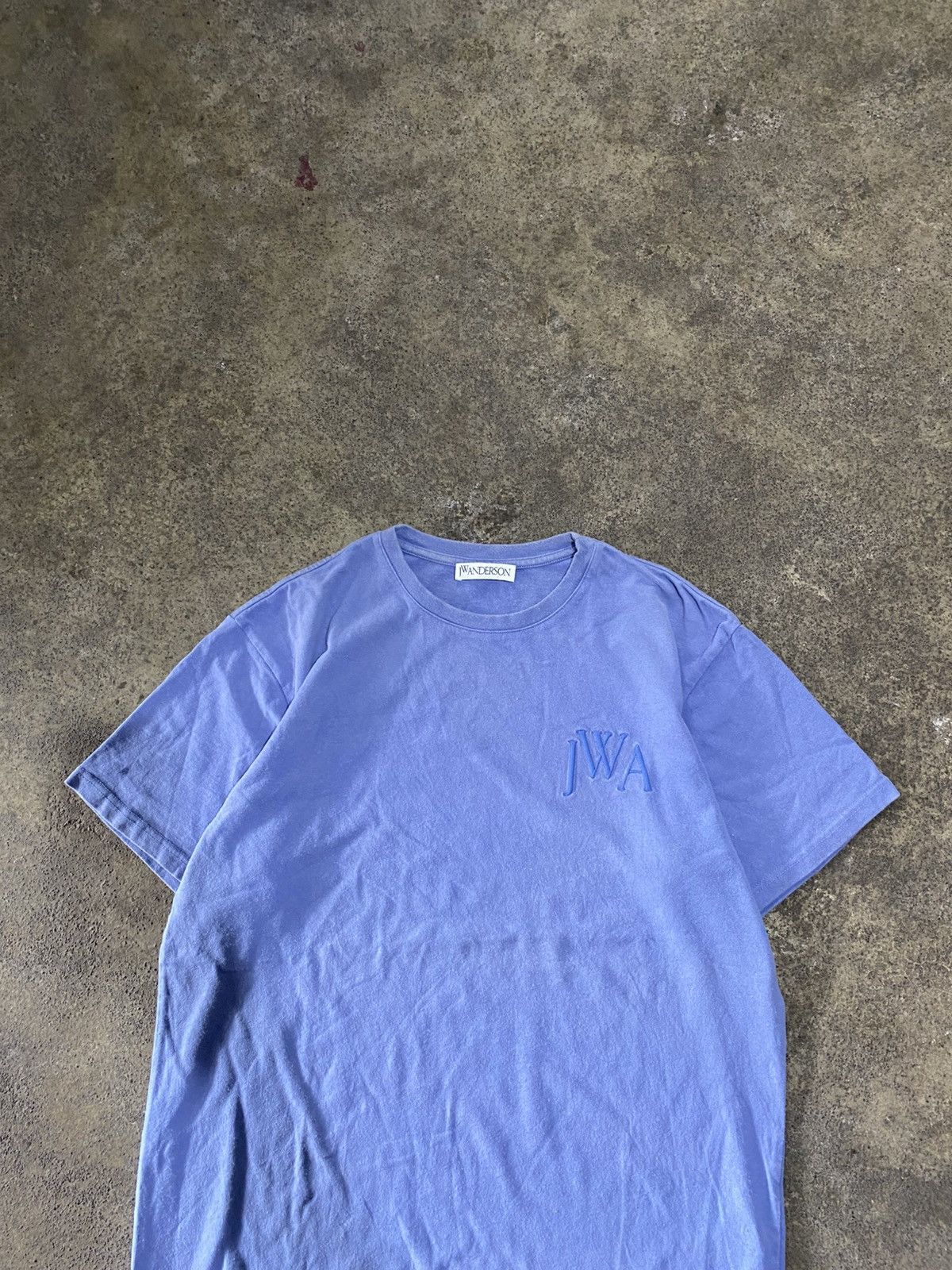 JW Anderson J.W.Anderson Denime Blue Short Sleeve T-Shirt Size US M / EU 48-50 / 2 - 2 Thumbnail
