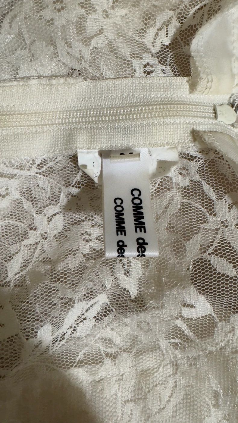 Comme des Garcons Comme Des Garcons Lace-quilted deconstructed vest vest top Size M / US 6-8 / IT 42-44 - 7 Thumbnail
