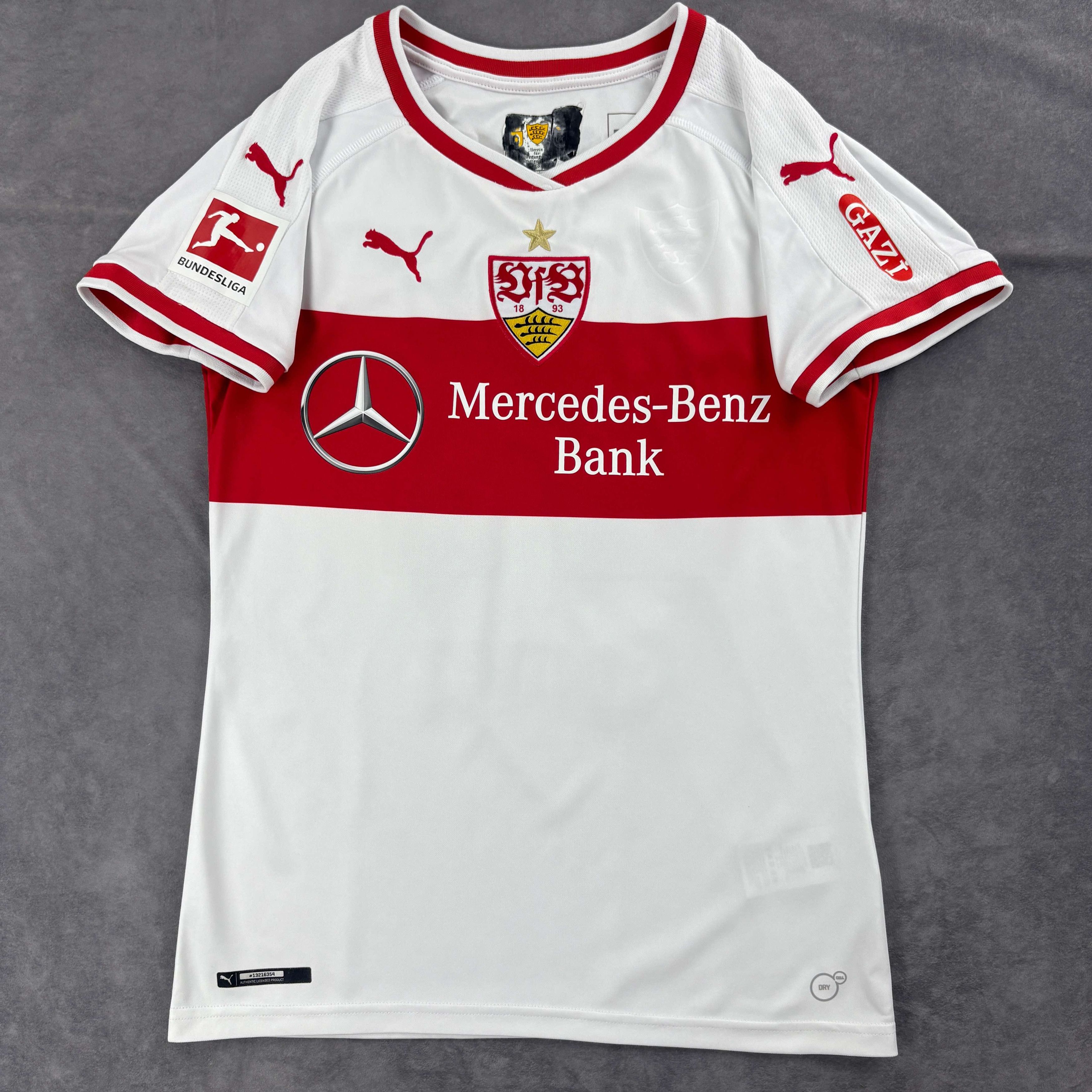 Puma Stuttgart 2018-19 Puma home Gomez football jersey Womens XS Size XS / US 0-2 / IT 36-38 - 2 Thumbnail