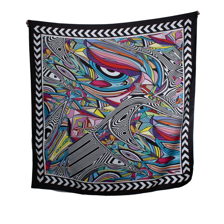 Other Misha, Graphic printed square scarf Size ONE SIZE - 1 Thumbnail