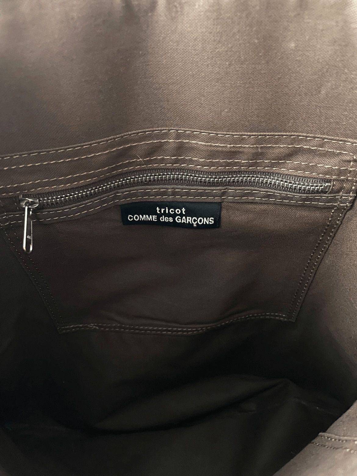 Comme des Garcons Comme Des Garcons Leather Pattern Tote Bag Size ONE SIZE - 7 Thumbnail
