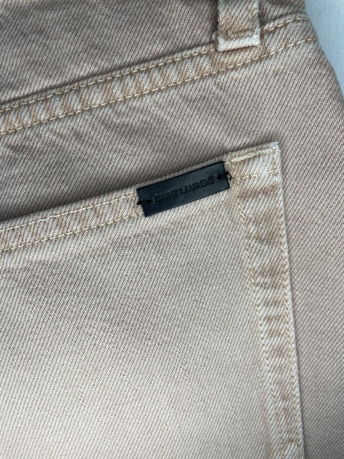 Saint Laurent Paris Saint Laurent Denim Shorts Size 26" / US 2 / IT 38 - 8 Thumbnail