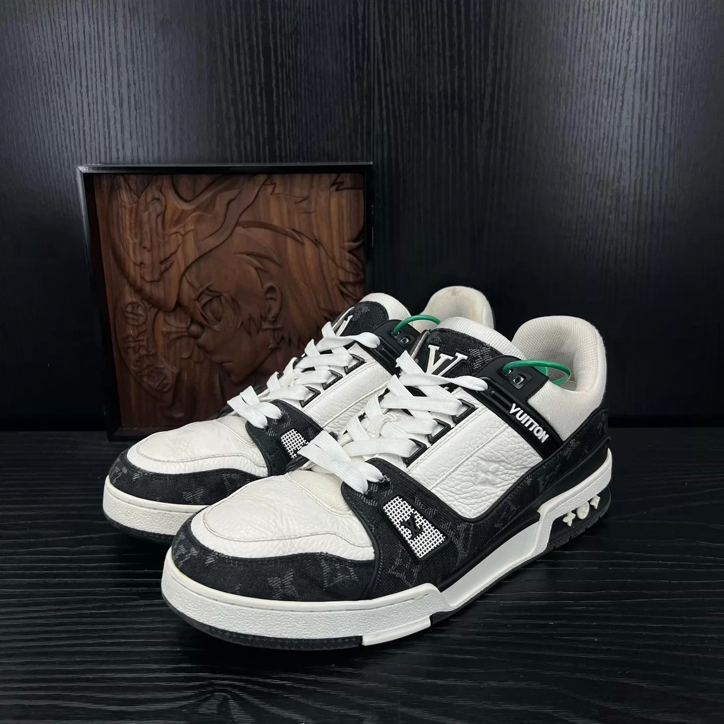 Louis Vuitton LV Trainer Black & White Denim US 8.5 / EU 42.5 Size US 9.5 / EU 42-43 - 1 Thumbnail