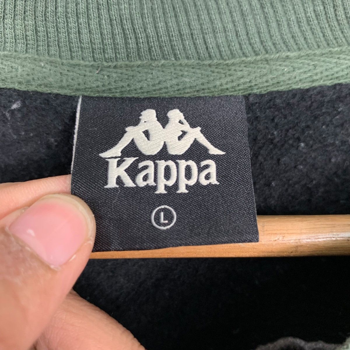 Kappa KAPPA Big Logo Colorblock Sweatshirt #2401-C108 Size US L / EU 52-54 / 3 - 9 Thumbnail