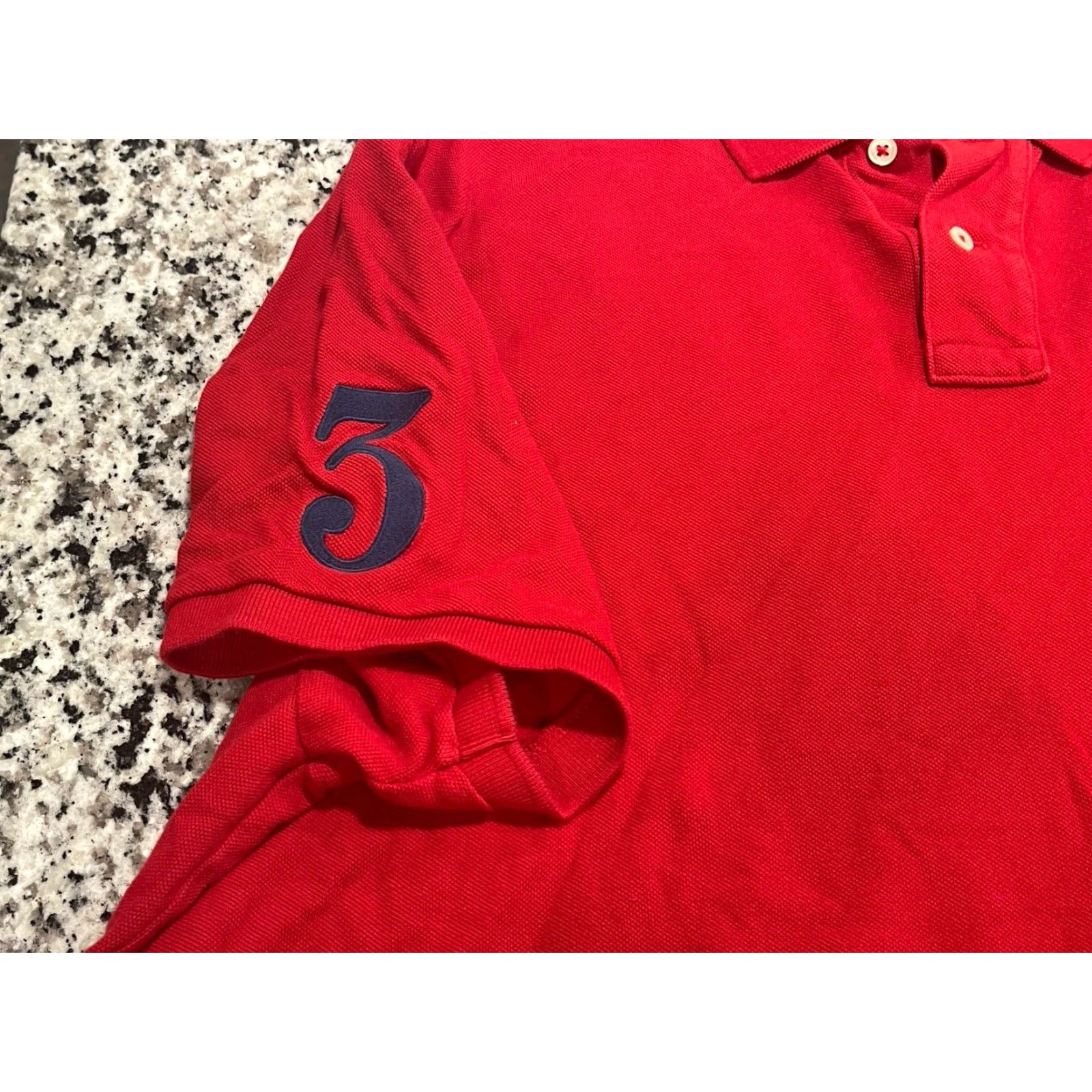 Ralph Lauren Polo Ralph Lauren Big Pony Shirt Red 2XL Slim Fit Short Sleeve Horse Mens Size US XXL / EU 58 / 5 - 5 Thumbnail