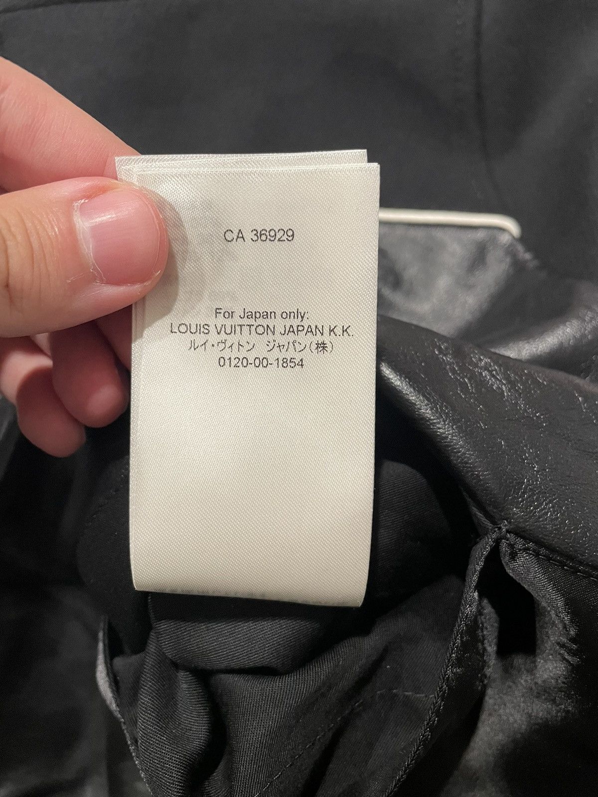 Louis Vuitton Louis Vuitton Black Leather Varsity Jacket Size US L / EU 52-54 / 3 - 18 Thumbnail