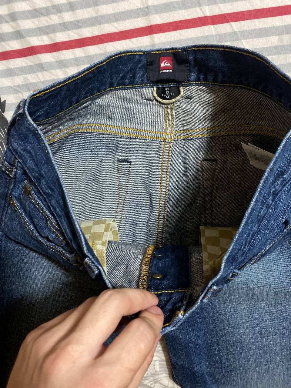 Quiksilver × Vintage VINTAGE QUIKSILVER DARK WASH JEANS Size US 28 / EU 44 - 19 Thumbnail