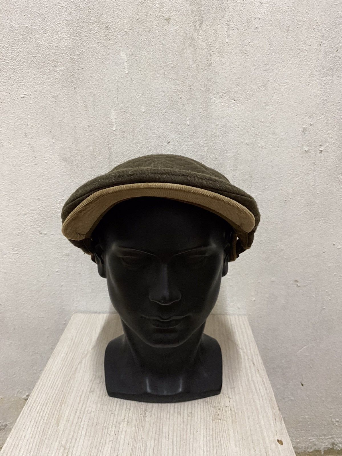 Japanese Brand Japanese Brand Plain Military Style Beret Hat Size ONE SIZE - 2 Thumbnail