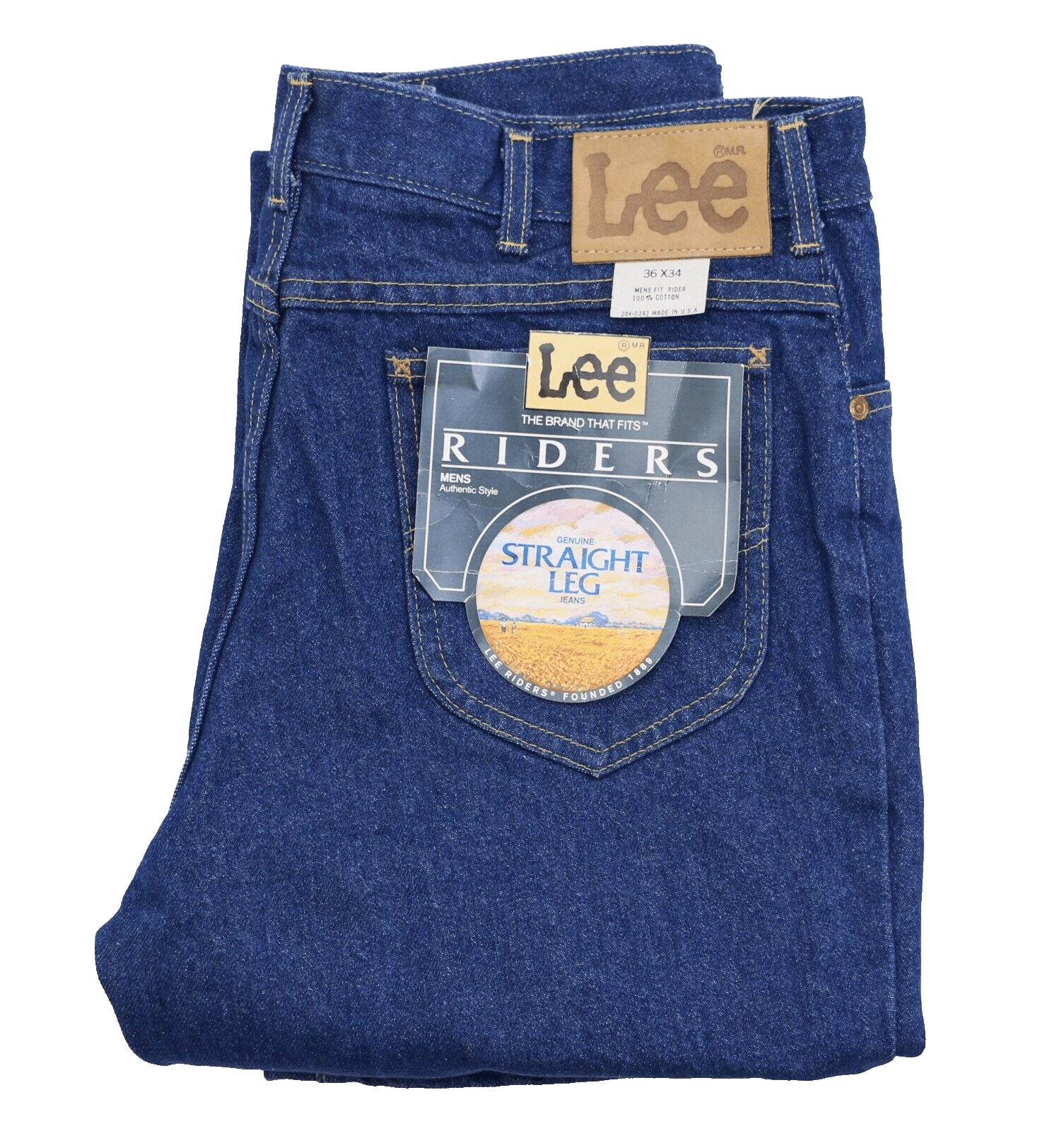 Lee Vintage Lee W36 L34 Riders Jeans Men's Made in USA New | Grailed