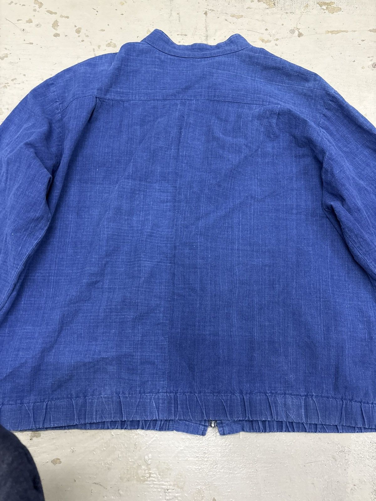 Japanese Brand Vintage Zipped Japanese denim linen jackets Size US M / EU 48-50 / 2 - 13 Thumbnail