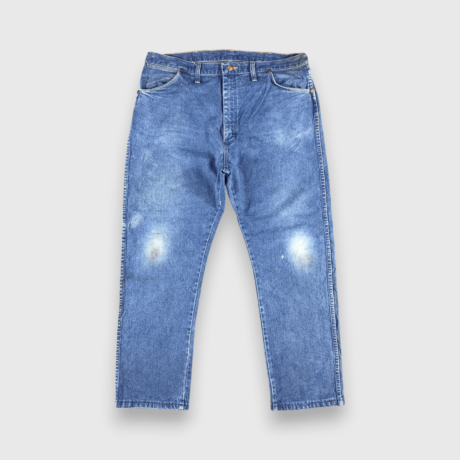 Vintage Vintage Blue Wash Wrangler Jeans-J2426 Size US 38 / EU 54 - 1 Thumbnail