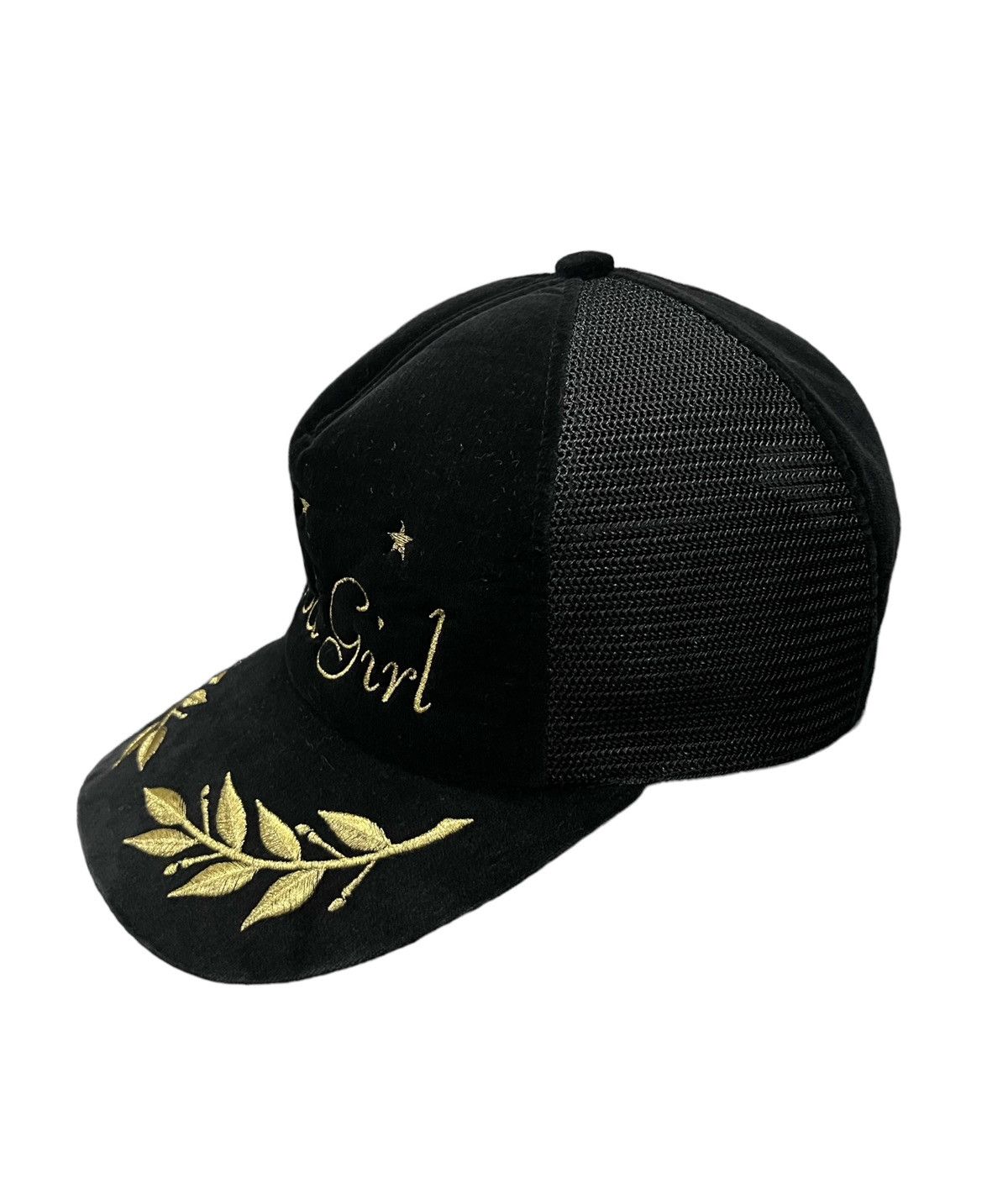 Velvet FYE🔥90’s GOOD GIRL Hybrid Velvet Trucker Hat Hysteric Style Size ONE SIZE - 7 Thumbnail