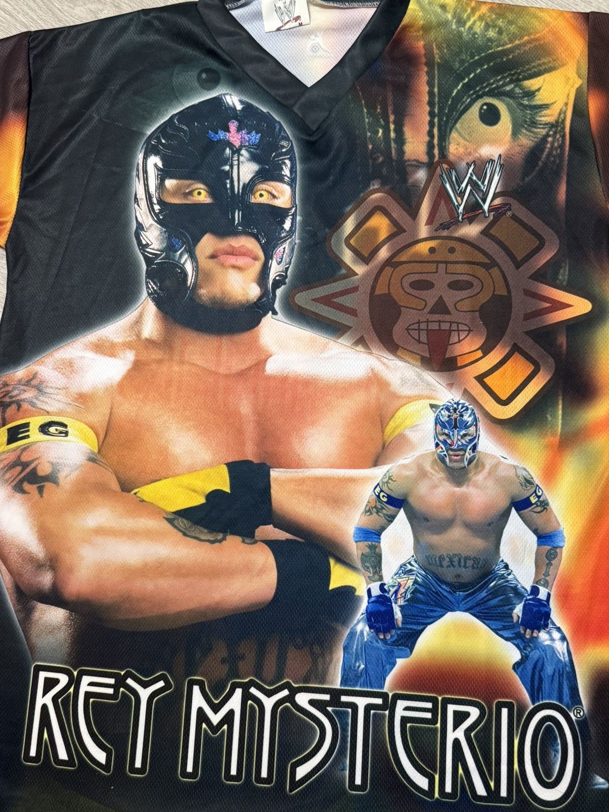 WWE 🔷Vintage WWE Rey Mysterio Jersey 2000s🔷 Size US M / EU 48-50 / 2 - 2 Thumbnail