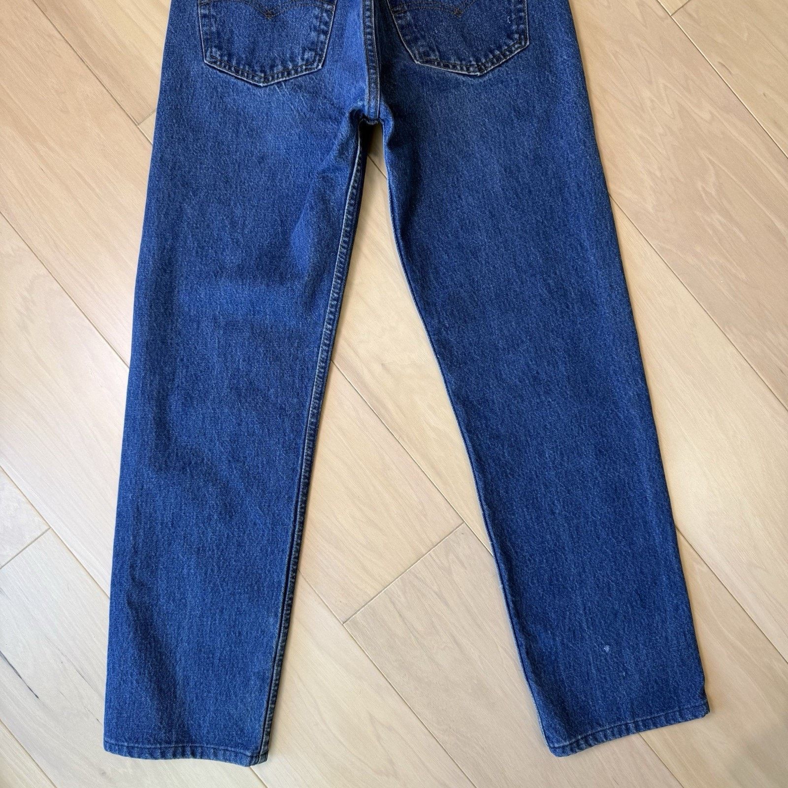 Levi's Vintage Levis 501 Jeans 29 Blue Dark Wash Straight Leg 80s Size US 29 - 9 Thumbnail