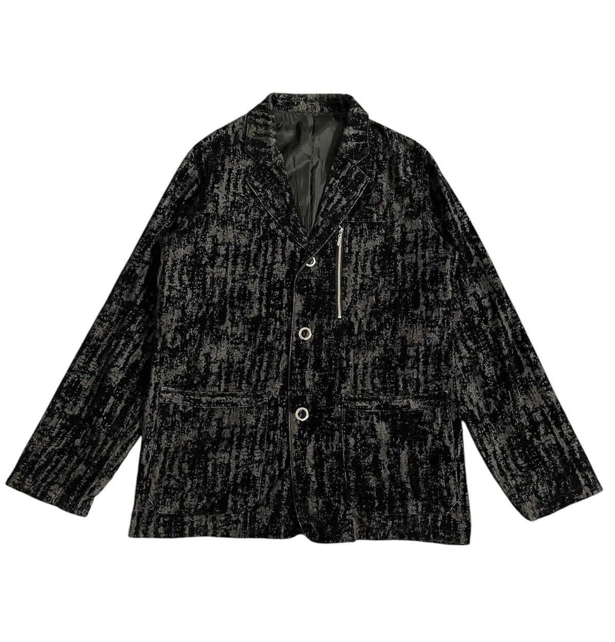 Japanese Brand Agate Snap Button Coat Blazer Size 42R - 1 Thumbnail