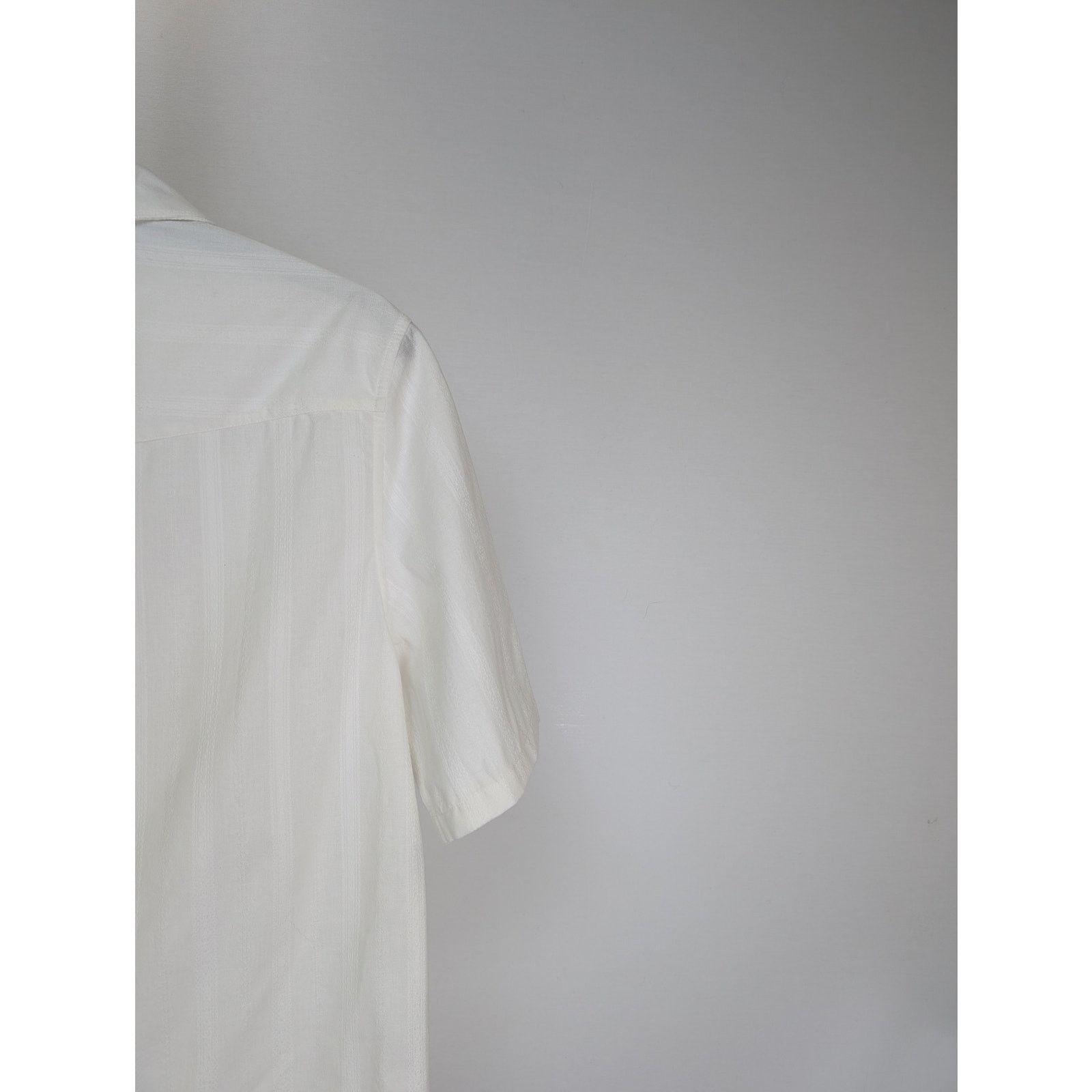 Brunello Cucinelli o1rshd1 Half Sleeve Button up Shirt in White Size US S / EU 44-46 / 1 - 11 Thumbnail