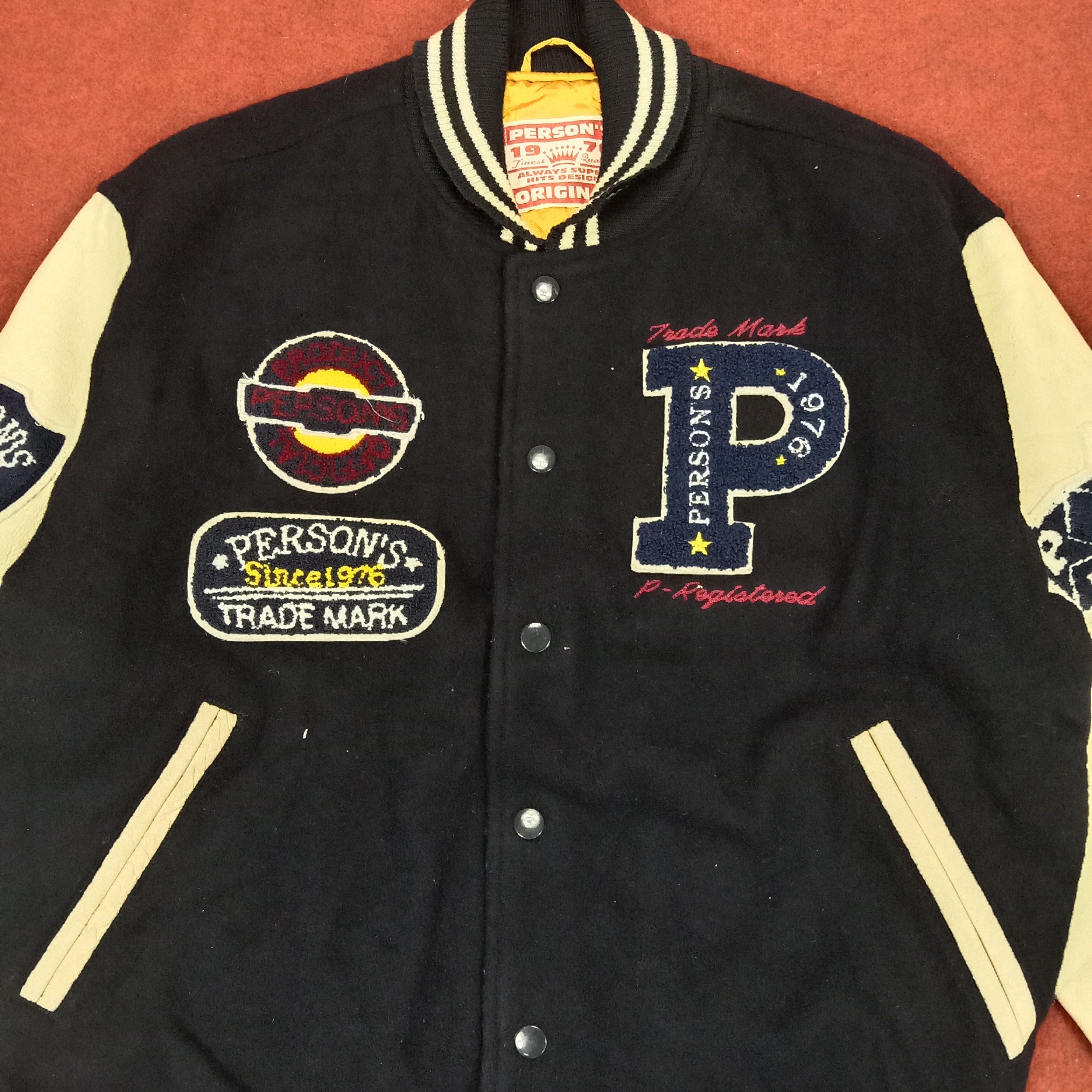 PERSON'S × Vintage Person's Streetwear Winter Style Varsity Jacket Size US M / EU 48-50 / 2 - 4 Thumbnail