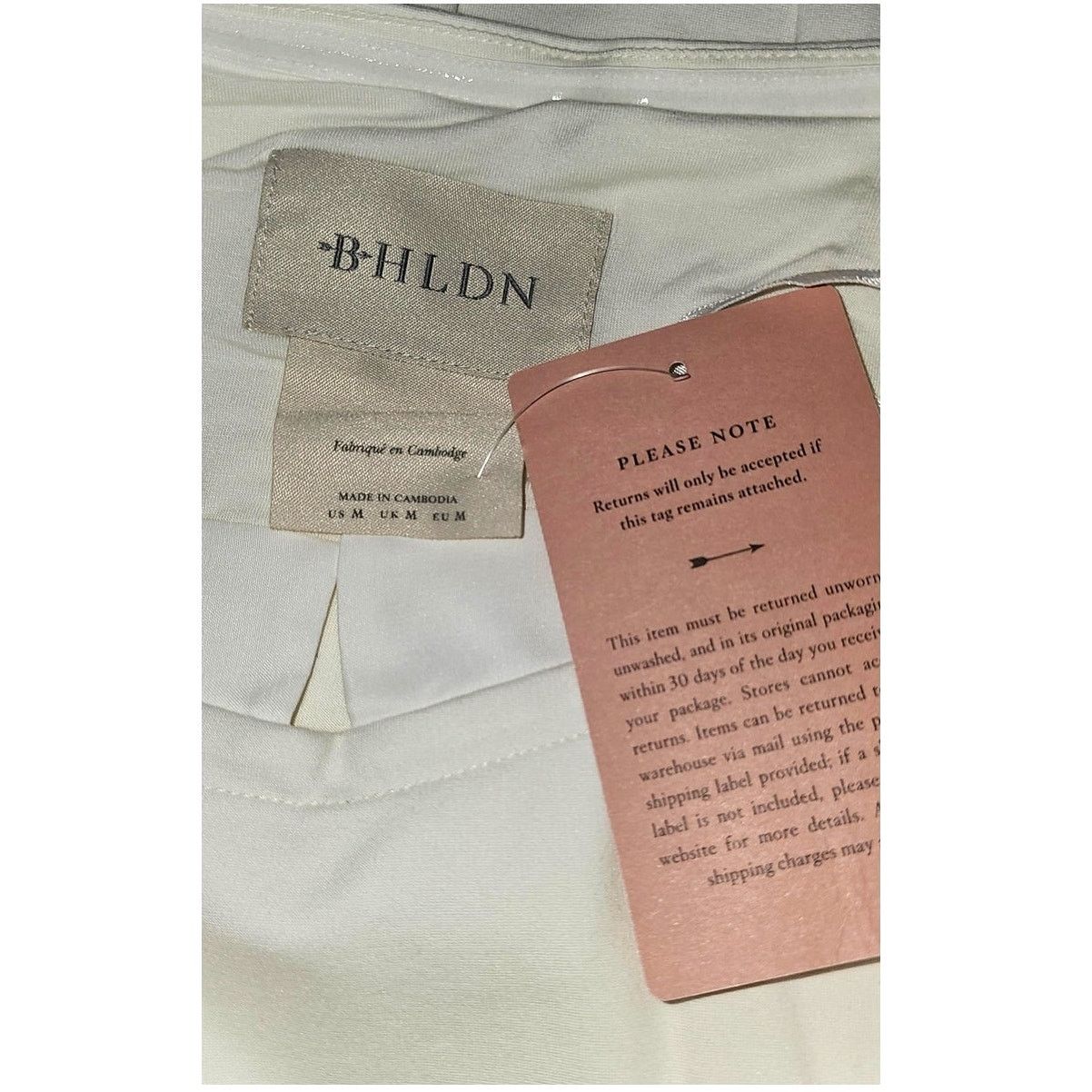 Anthropologie NWT BHLDN Gianna Off-The-Shoulder Twofer Dress $160 MEDIUM Size M / US 6-8 / IT 42-44 - 9 Thumbnail