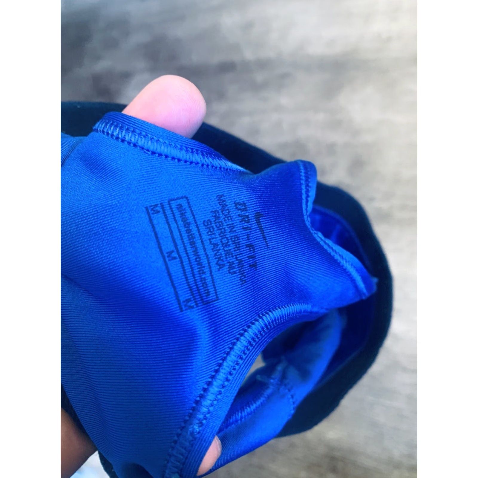 Nike Nike Pro Dri-Fit Women’s Blue Logo Sports Bra Size Medium Size ONE SIZE - 3 Thumbnail