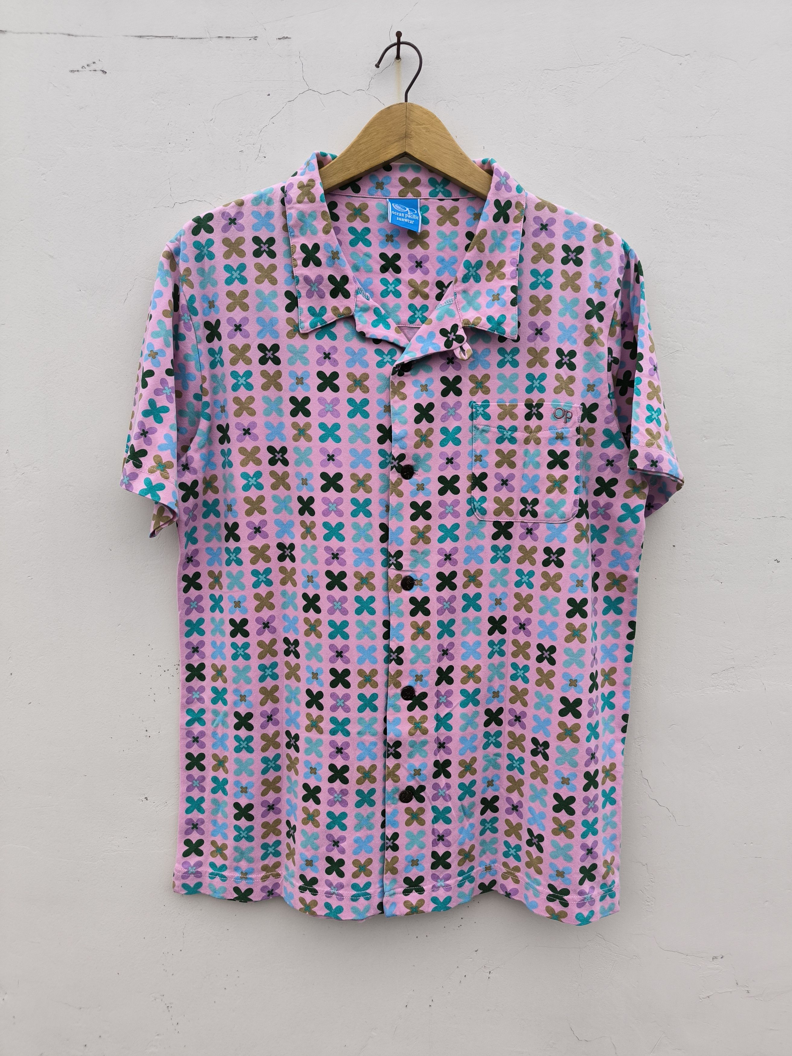 Ocean Pacific Vtg ocean pacific sunwear shirt Size US L / EU 52-54 / 3 - 1 Thumbnail