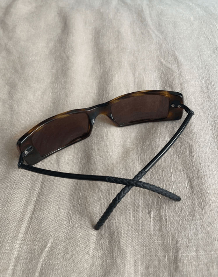 Chanel CHANEL Sunglasses 5036 Mask Rimless Rhinestone 4017 Vintage Size ONE SIZE - 4 Thumbnail