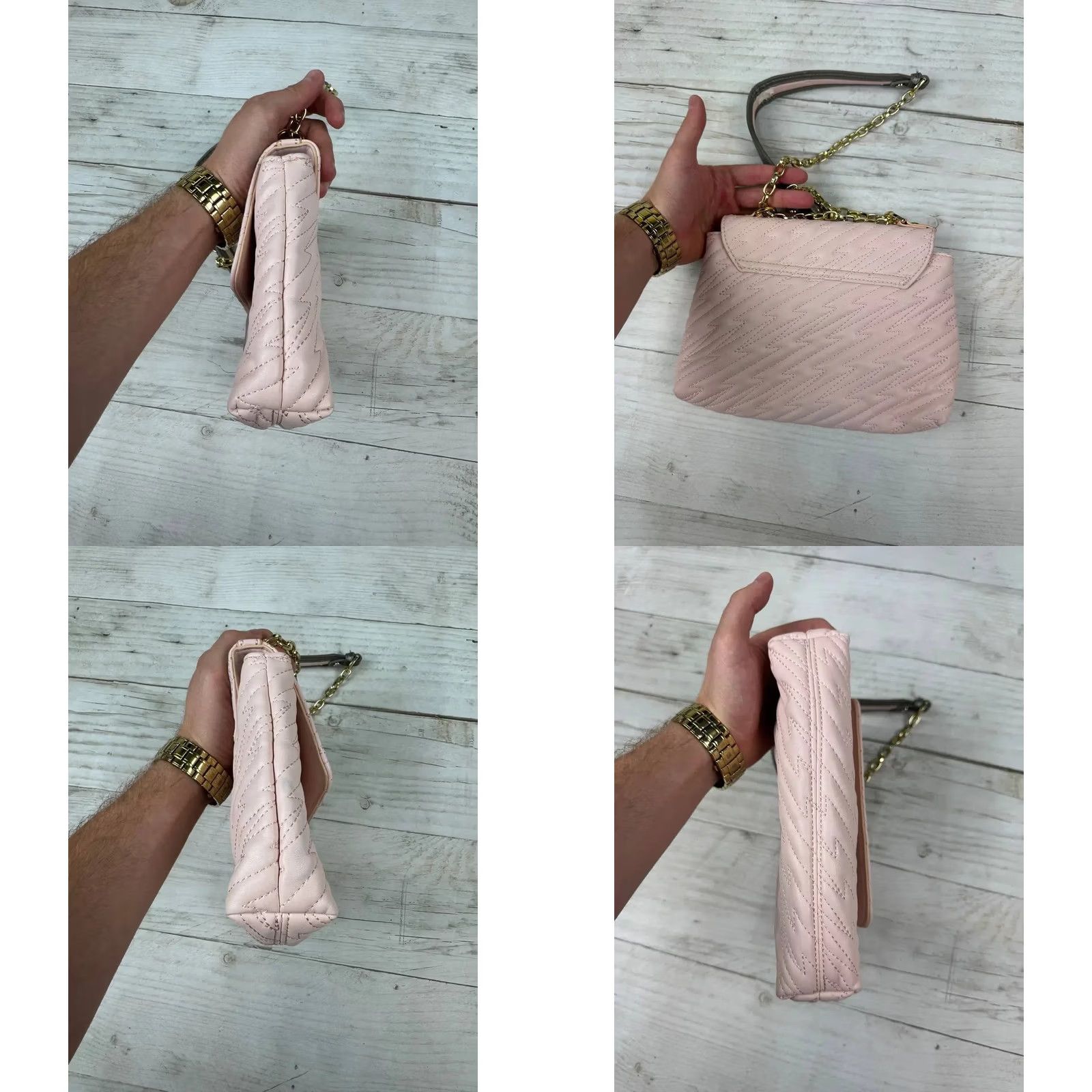 Vivienne Westwood Vivienne Westwood Shoulder Bag Logo Orb Pink Women's Small Leather Shoulder Bag with Inner Pockets Size ONE SIZE - 8 Thumbnail