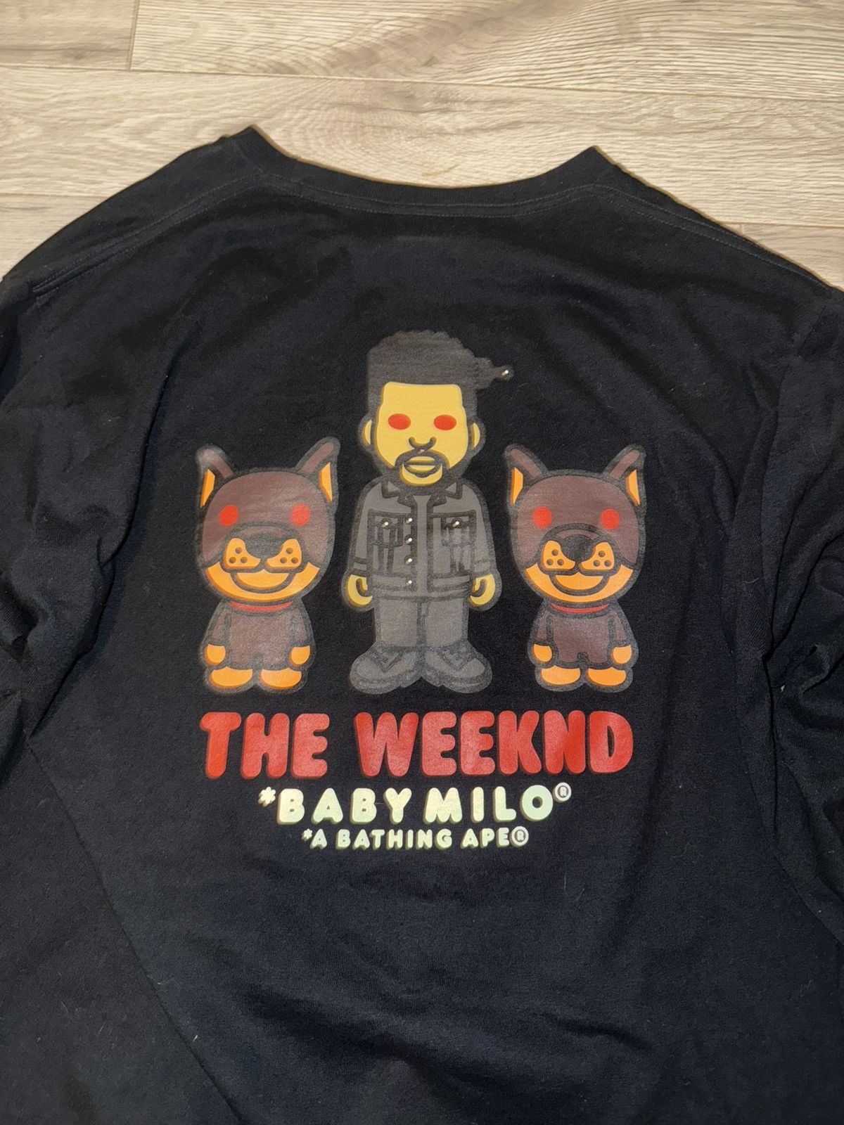 Bape bape x the weekend black longsleeve Size US L / EU 52-54 / 3 - 3 Thumbnail