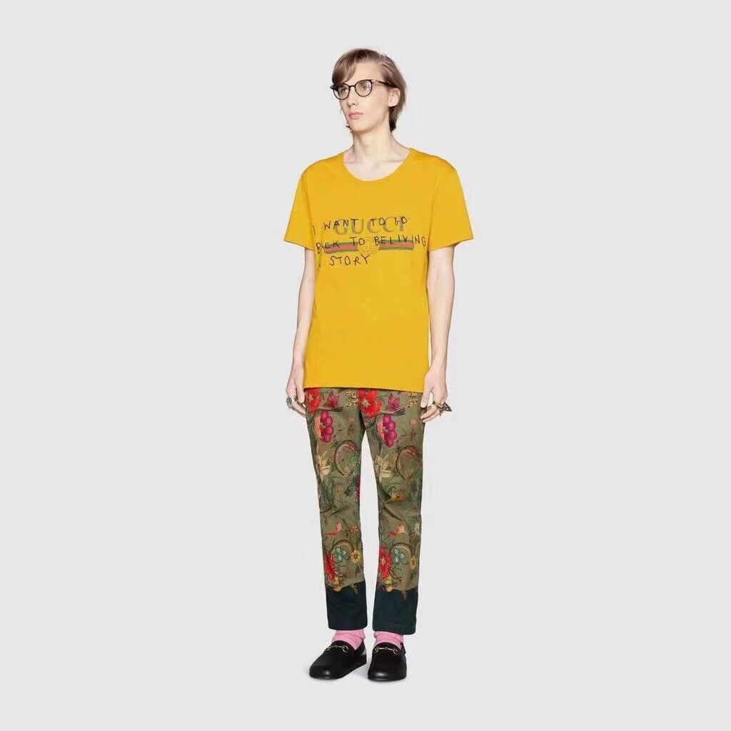 Gucci Gucci Zoo Print Cropped Jeans Size 31 Size US 31 - 2 Thumbnail