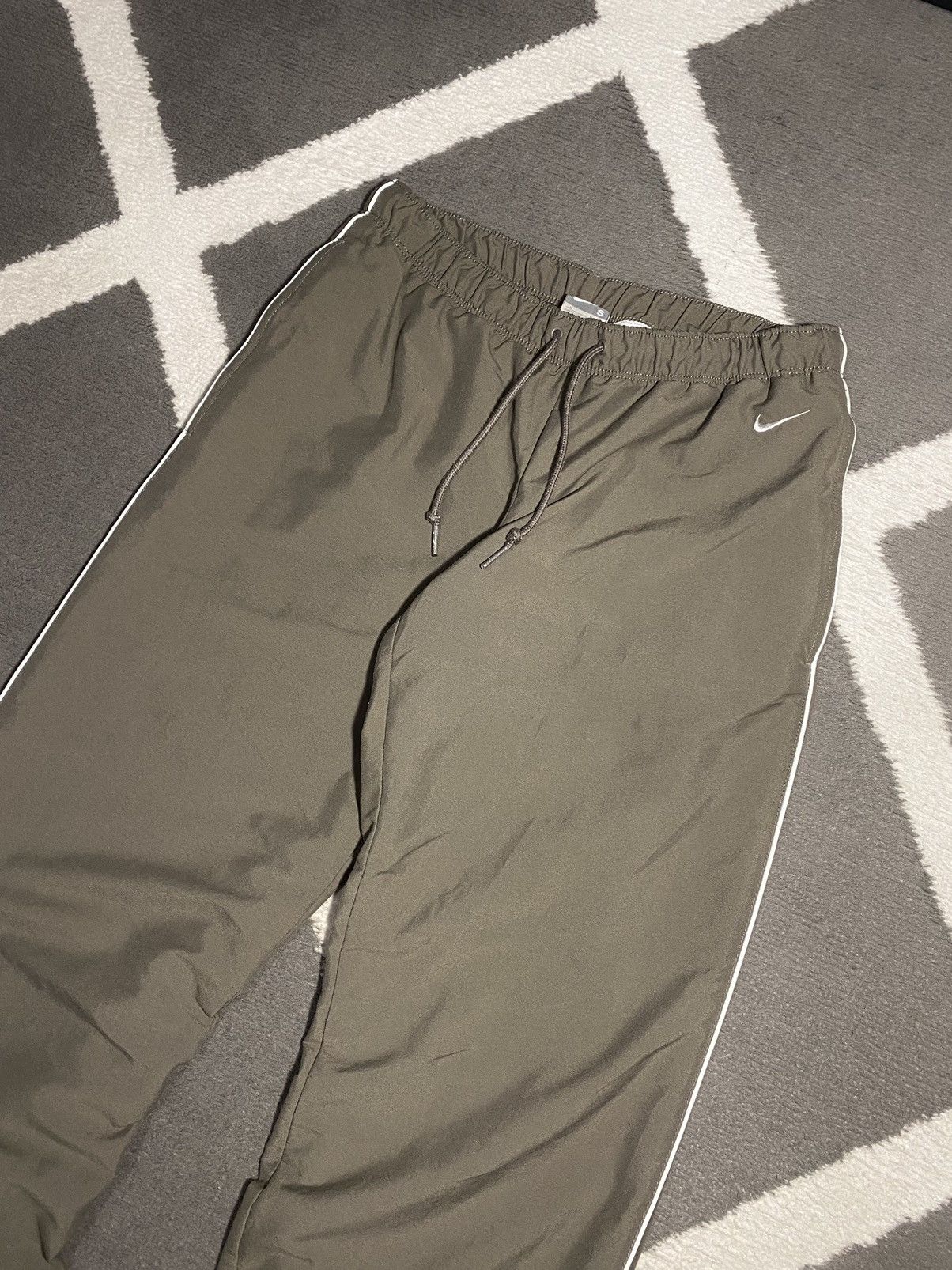 Nike × Vintage Vintage 00’s Nike Double Swoosh light khaki Sweatpants Y2K Size 25" / US 0 / IT 36 - 4 Thumbnail