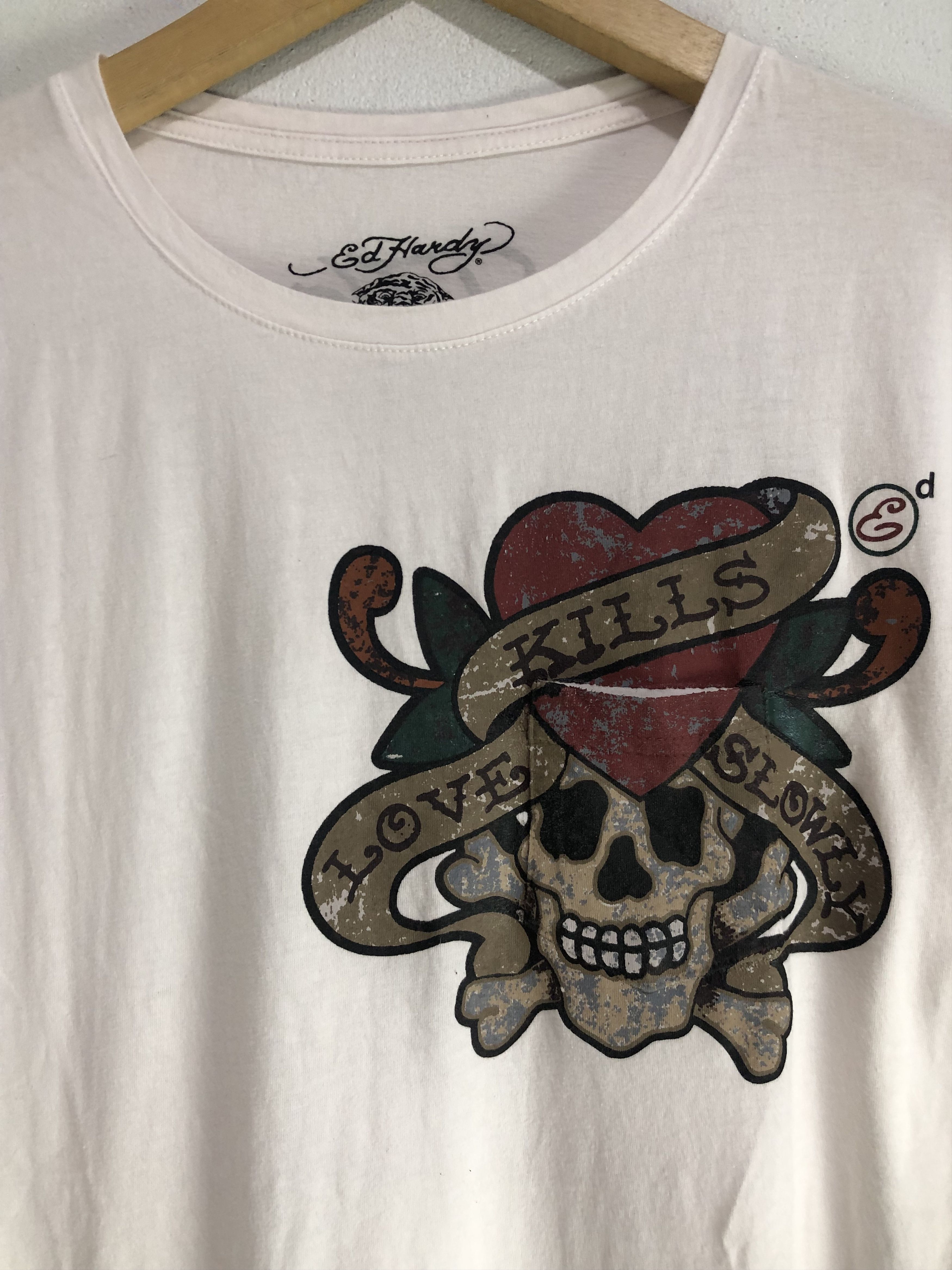 KMRii Japanese Gothic Skull Ed Hardy Rock Punk Style Size US L / EU 52-54 / 3 - 5 Thumbnail