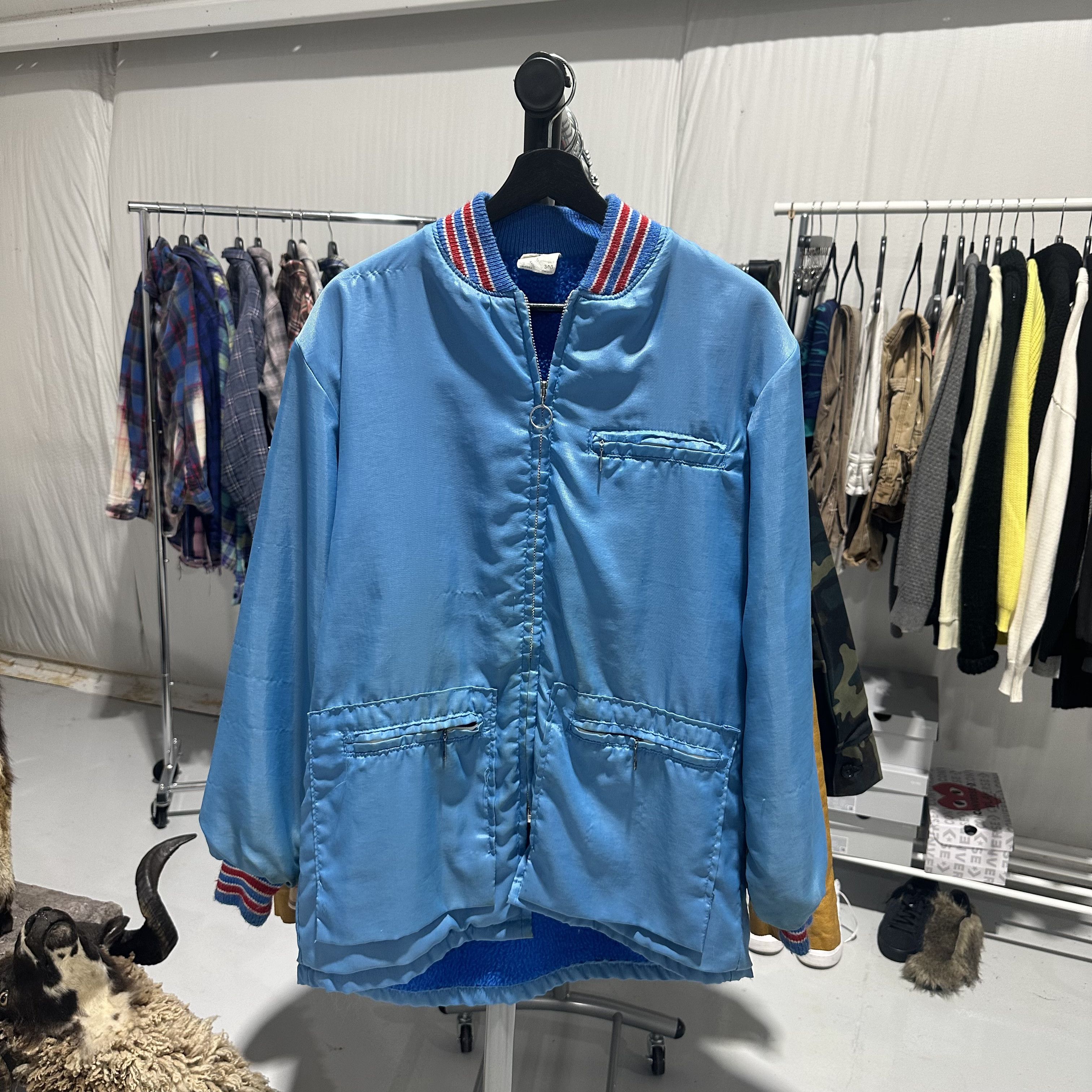 Vintage American Vintage Blue bomber Size US S / EU 44-46 / 1 - 1 Thumbnail