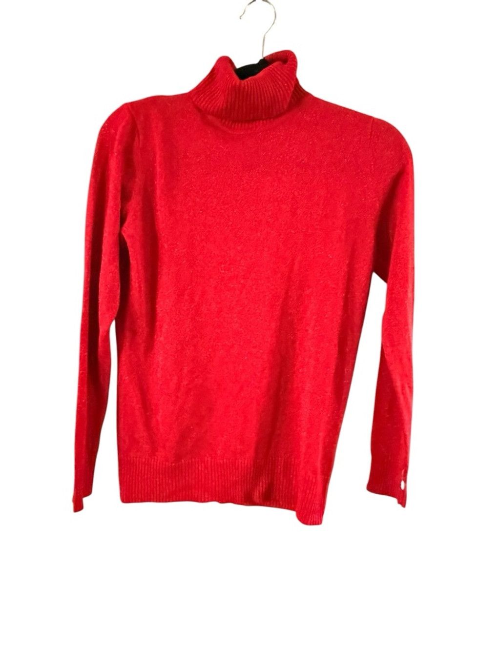 Joseph Abboud Women's JOSEPH A. Red Turtleneck Sweater S Size S / US 4 / IT 40 - 3 Thumbnail