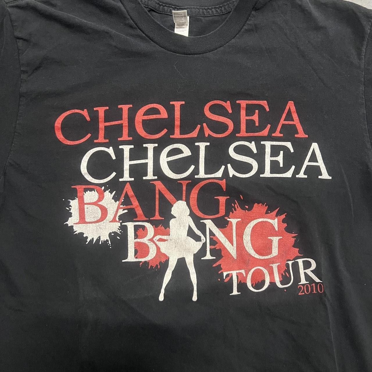 Vintage Vintage Y2K/2000s Chelsea Chelsea Bang Bang 2010 Tour Graphic Tee! Size US M / EU 48-50 / 2 - 1 Thumbnail
