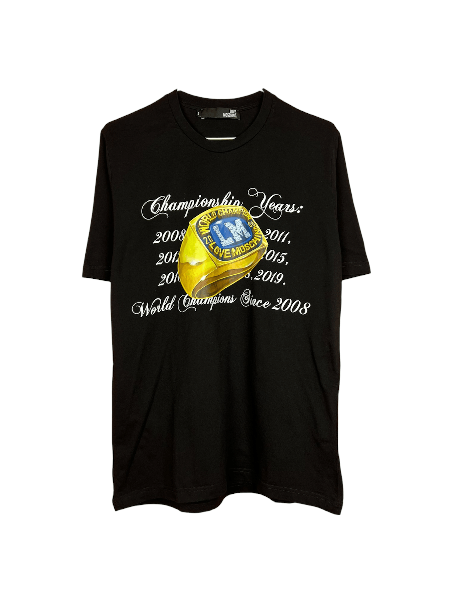 Moschino Love Moschino championship 2008 shirt tee casual men's Size L / US 10 / IT 46 - 1 Thumbnail