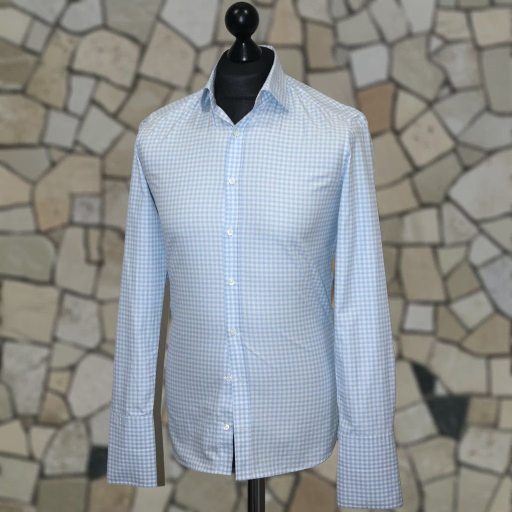 Vintage Stenstroms Slimline Twofold Super mens shirt Size 38 15 Multicoloured Size US M / EU 48-50 / 2 - 1 Thumbnail