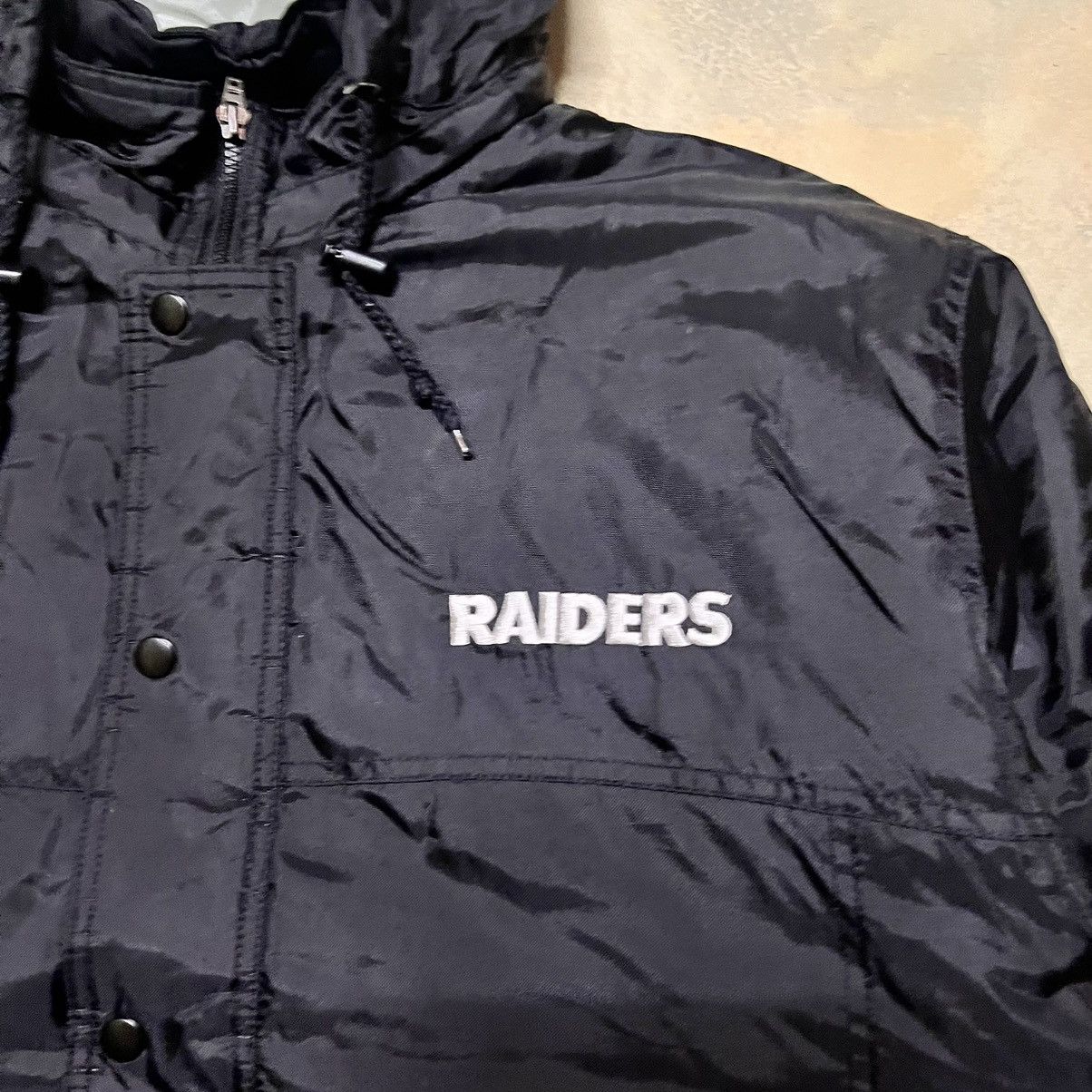 NFL Raiders Big Logo Hoody Jacket by Reebok Size US L / EU 52-54 / 3 - 6 Thumbnail