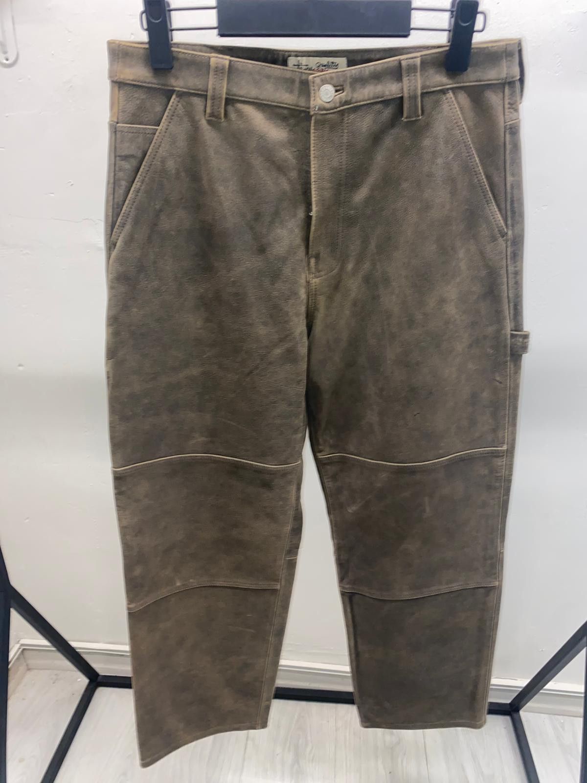 Stüssy Distressed Leather Work Pant