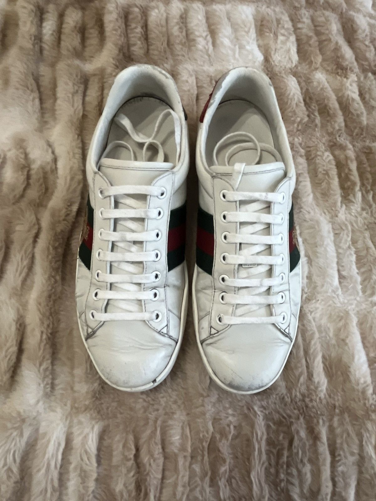 Gucci Men's Ace sneaker with bee size 7.5 US 8 Size US 9 / EU 42 - 5 Thumbnail