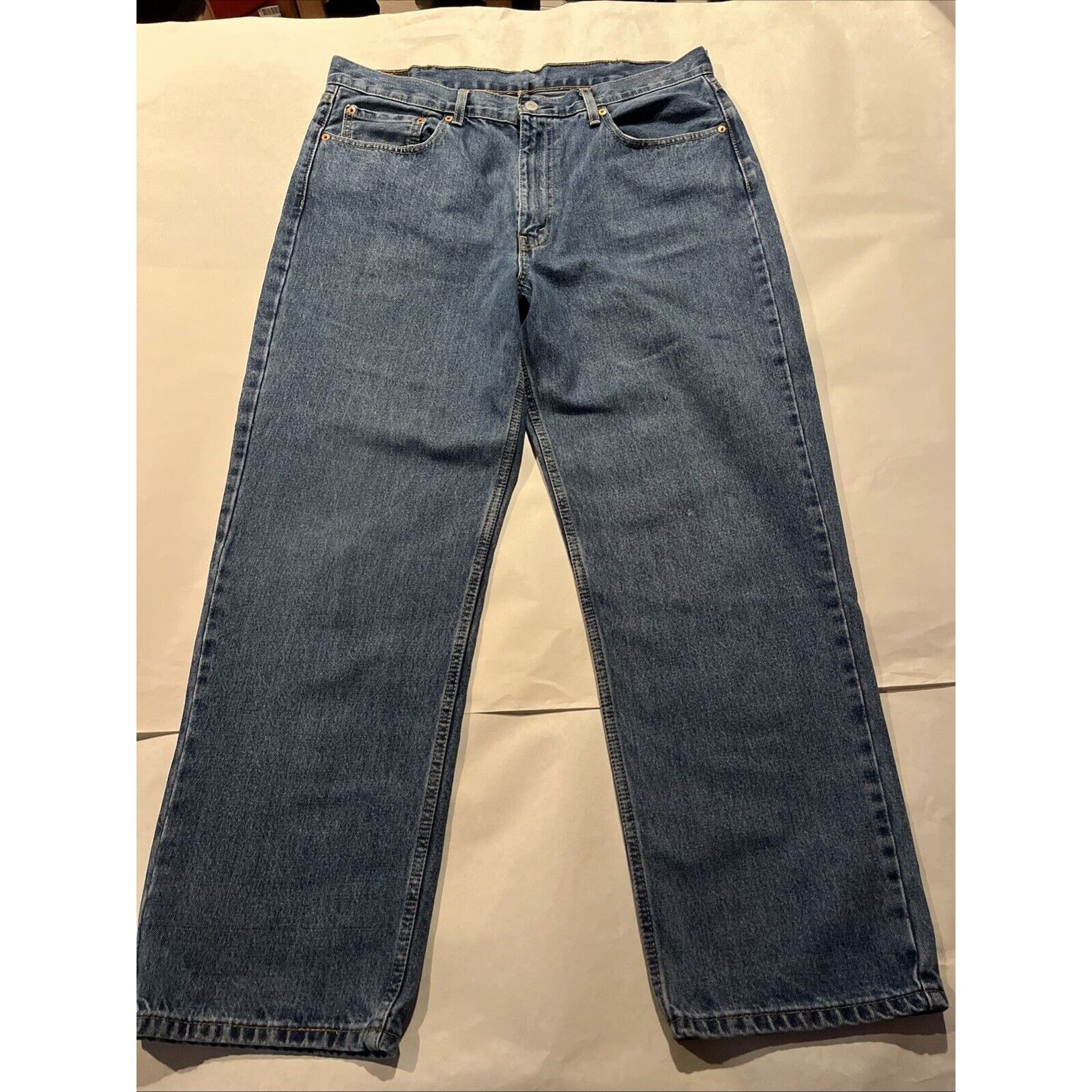 Levi's Levi’s VTG 550 Men’s 38x30 Fit Medium Wash Denim Jeans Blue Size US 38 / EU 54 - 2 Thumbnail