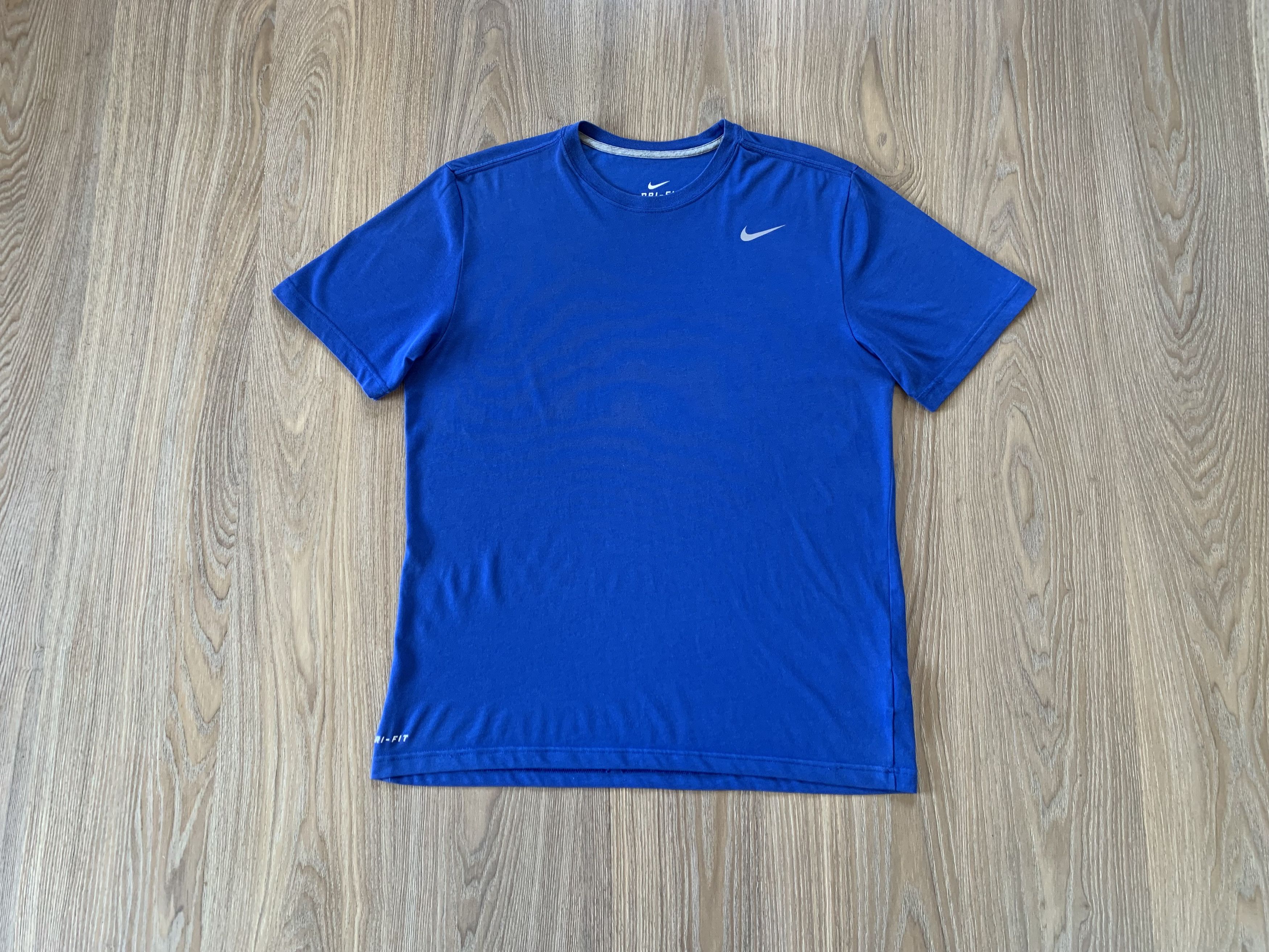 Nike Nike Dri Fit Training Blue T Shirt Size US L / EU 52-54 / 3 - 1 Thumbnail