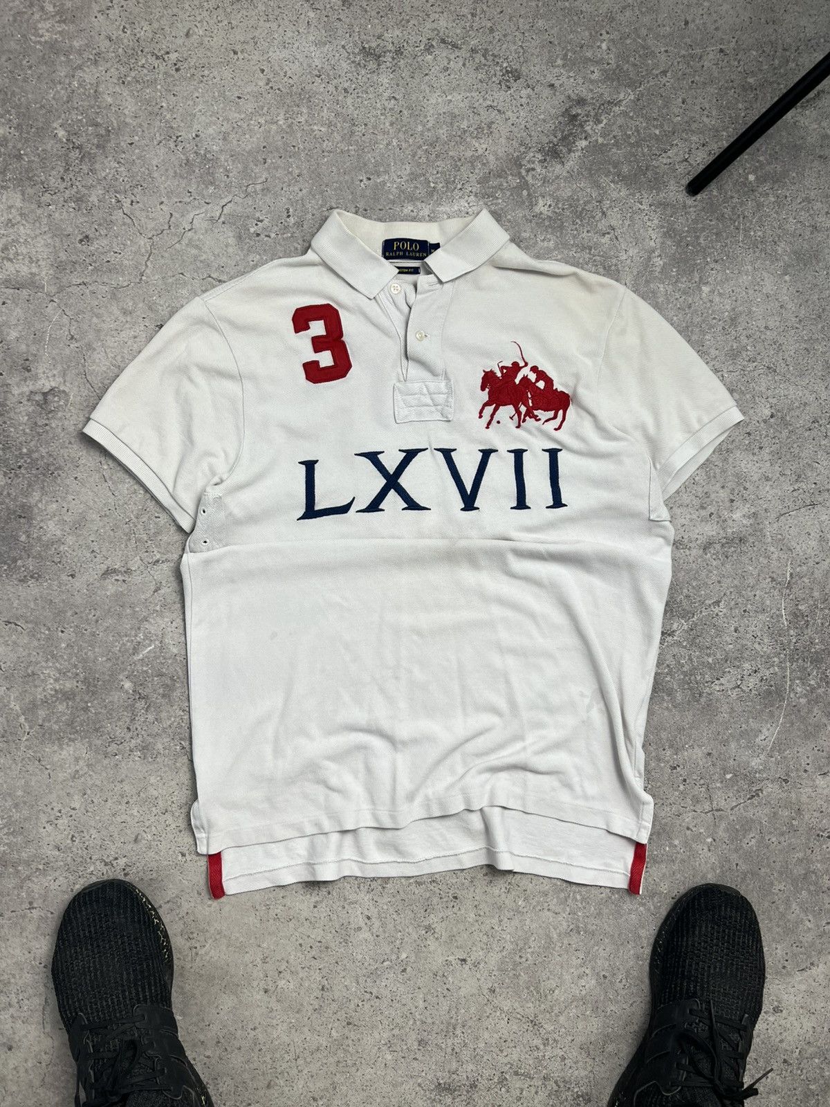 Polo Ralph Lauren × Vintage Vintage Polo Ralph Lauren Big Logo Polos Size US L / EU 52-54 / 3 - 1 Thumbnail