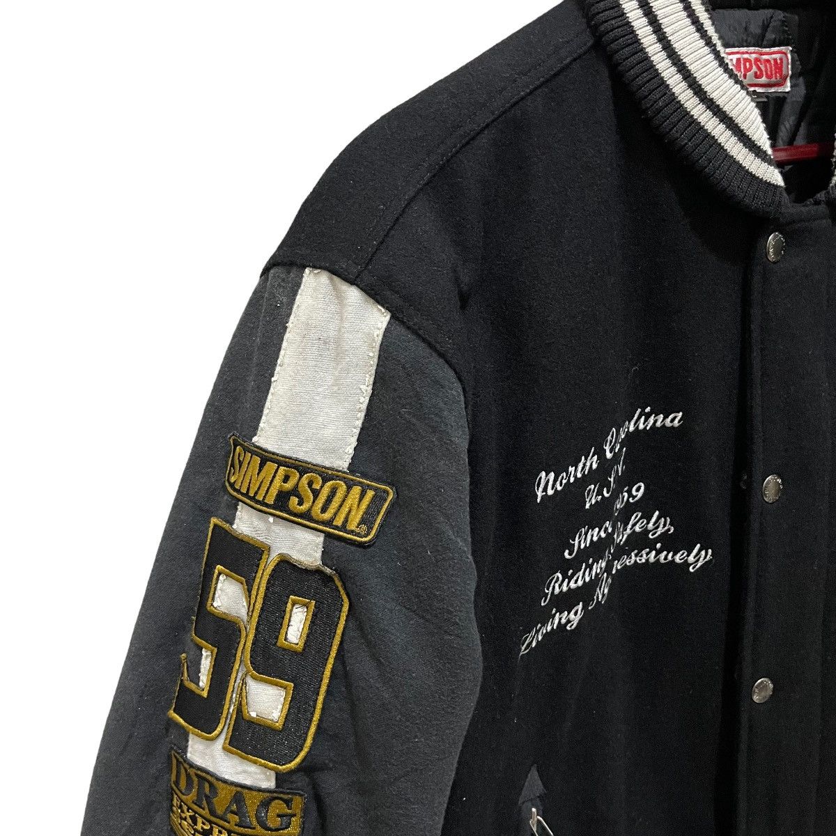 YELLOW CORN SIMPSON Motorcycle Winning Edge Racing Jacket Size US L / EU 52-54 / 3 - 5 Thumbnail