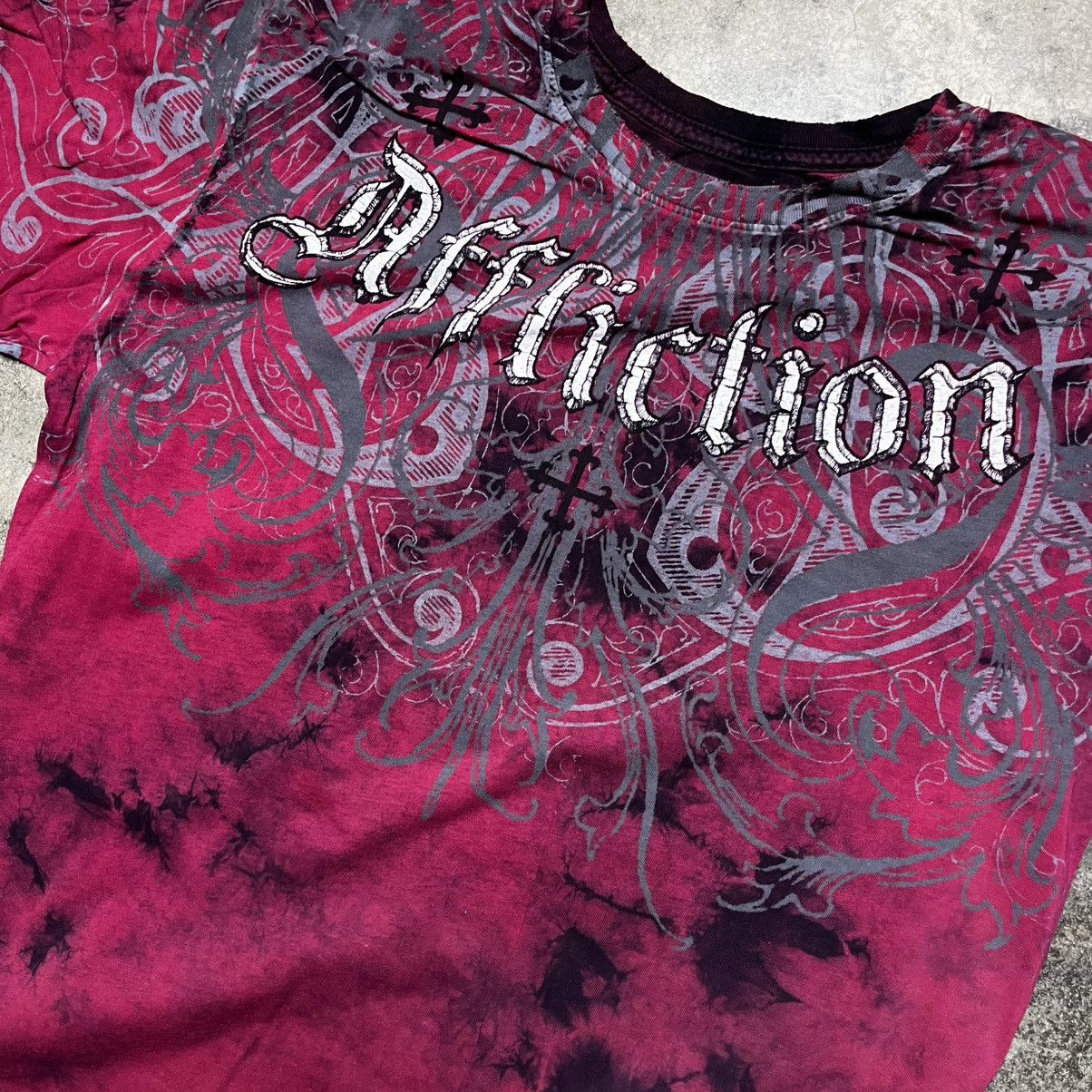 Vintage vintage y2k affliction tribal jesse pinkman style tshirt Size US L / EU 52-54 / 3 - 6 Thumbnail