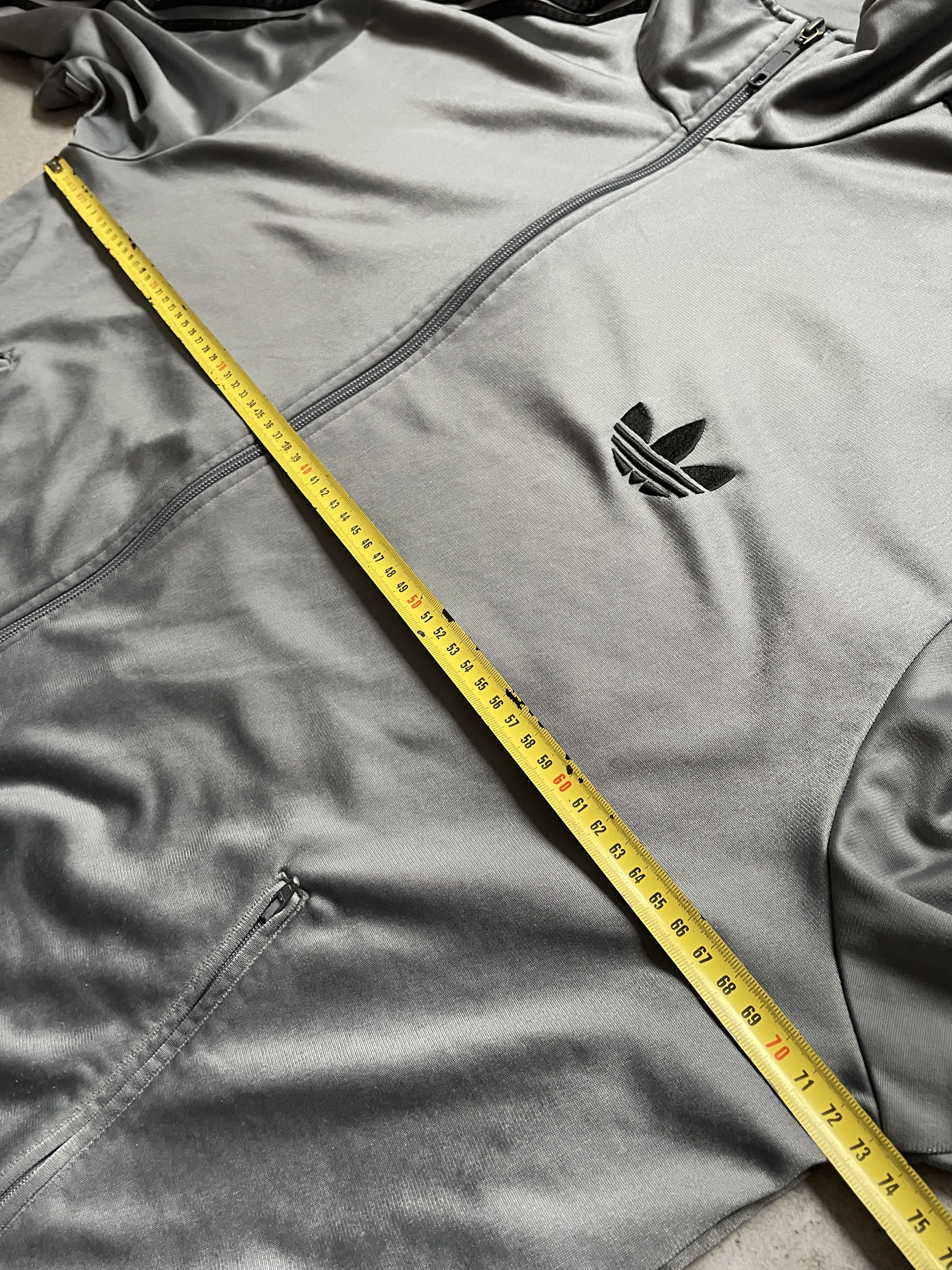 Adidas Y2K ADIDAS ORIGINALS GRAY SILVER VIRAL TRACKTOP ZIP Size US XXL / EU 58 / 5 - 8 Thumbnail