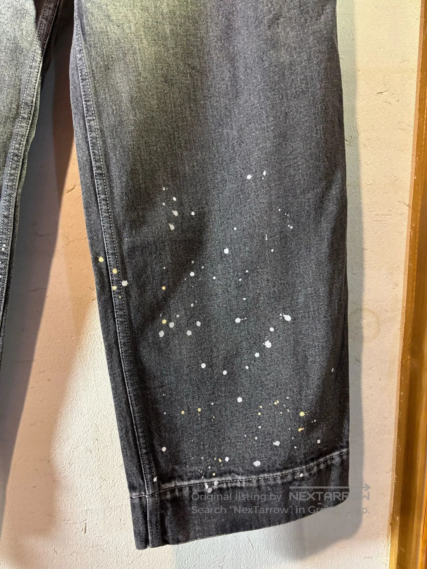 Journal Standard Relume Double Pleat Splatter Jeans. Size US 34 / EU 50 - 4 Thumbnail